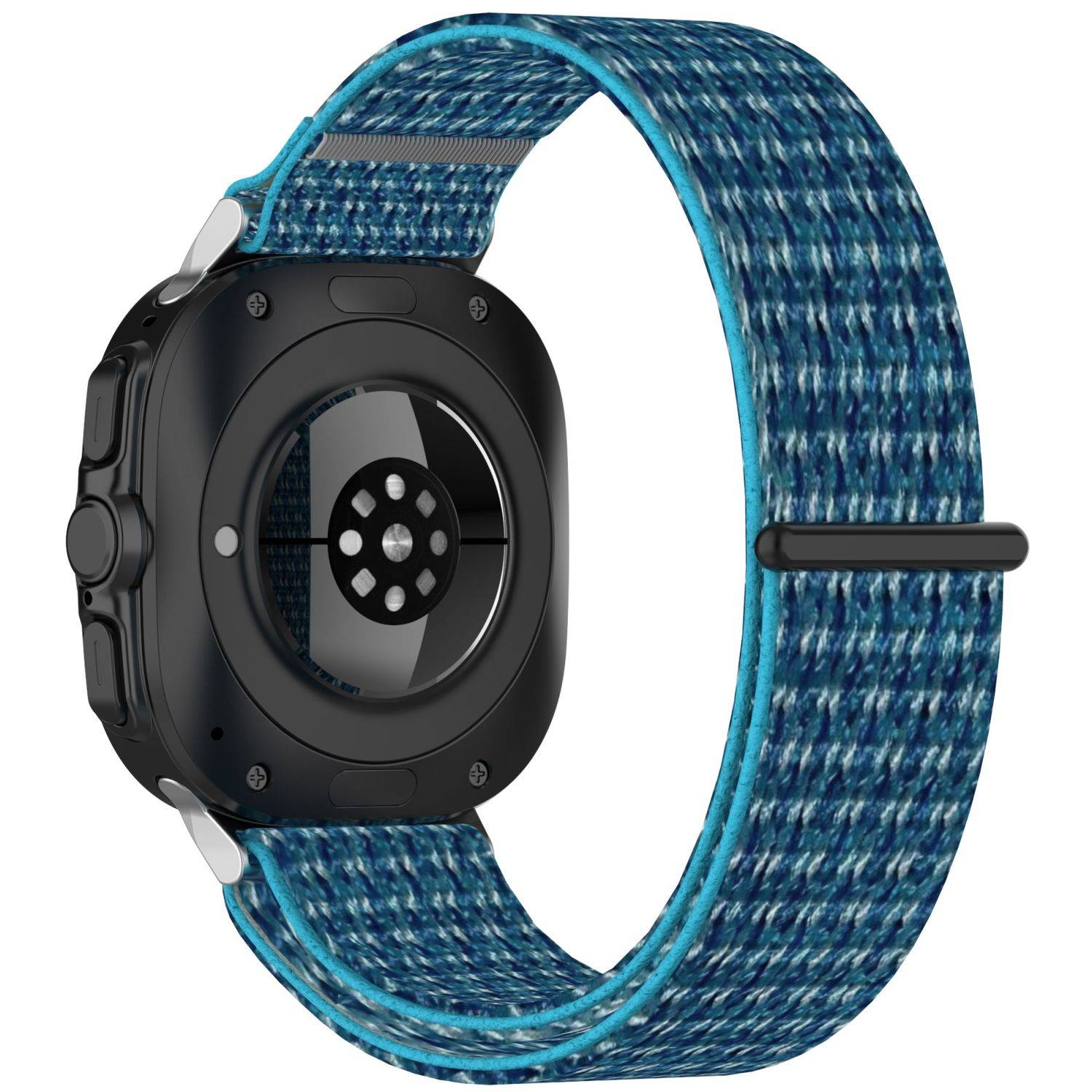 Für Samsung Galaxy Watch Ultra 47mm Nylon Klettverschluss Arm Band M5
