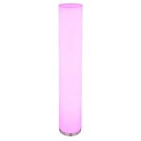 Stehleuchte Säulenlampe Wohnzimmer modern 3 flammig Stehleuchte mit Textilschirm, Metall weiß, Fernbedienung dimmbar, 3x RGB LED 9W 806Lm, DxH 19x11 Stehleuchte Säulenlampe Wohnzimmer modern 3 flammig Stehleuchte mit Textilschirm, Metall weiß, Fernbedienung dimmbar, 3x RGB LED 9W 806Lm, DxH 19x11