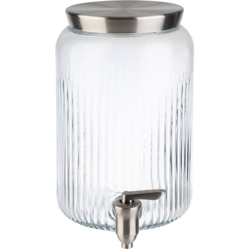 APS Getränkespender, 3,8 Liter, Glas/Edelstahl