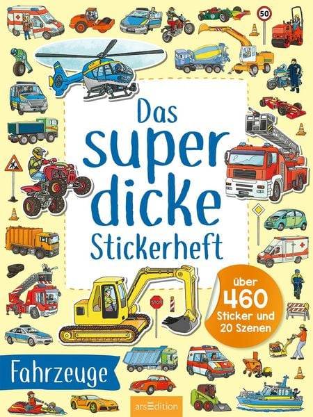 Das superdicke Stickerheft – Fahrzeuge