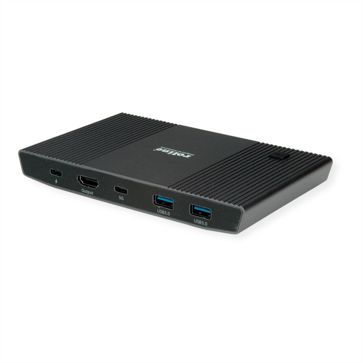 ROLINE KVM Switch, HDMI 4K, USB, 1 User - 2 Mobilgeräte