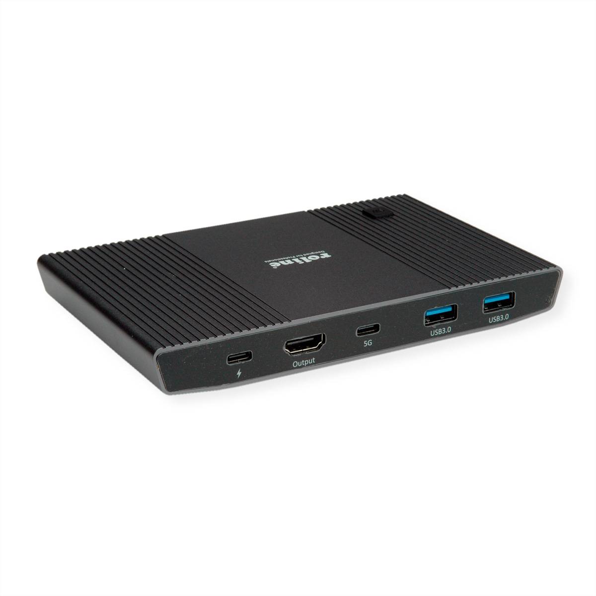 ROLINE KVM Switch, HDMI 4K, USB, 1 User - 2 Mobilgeräte