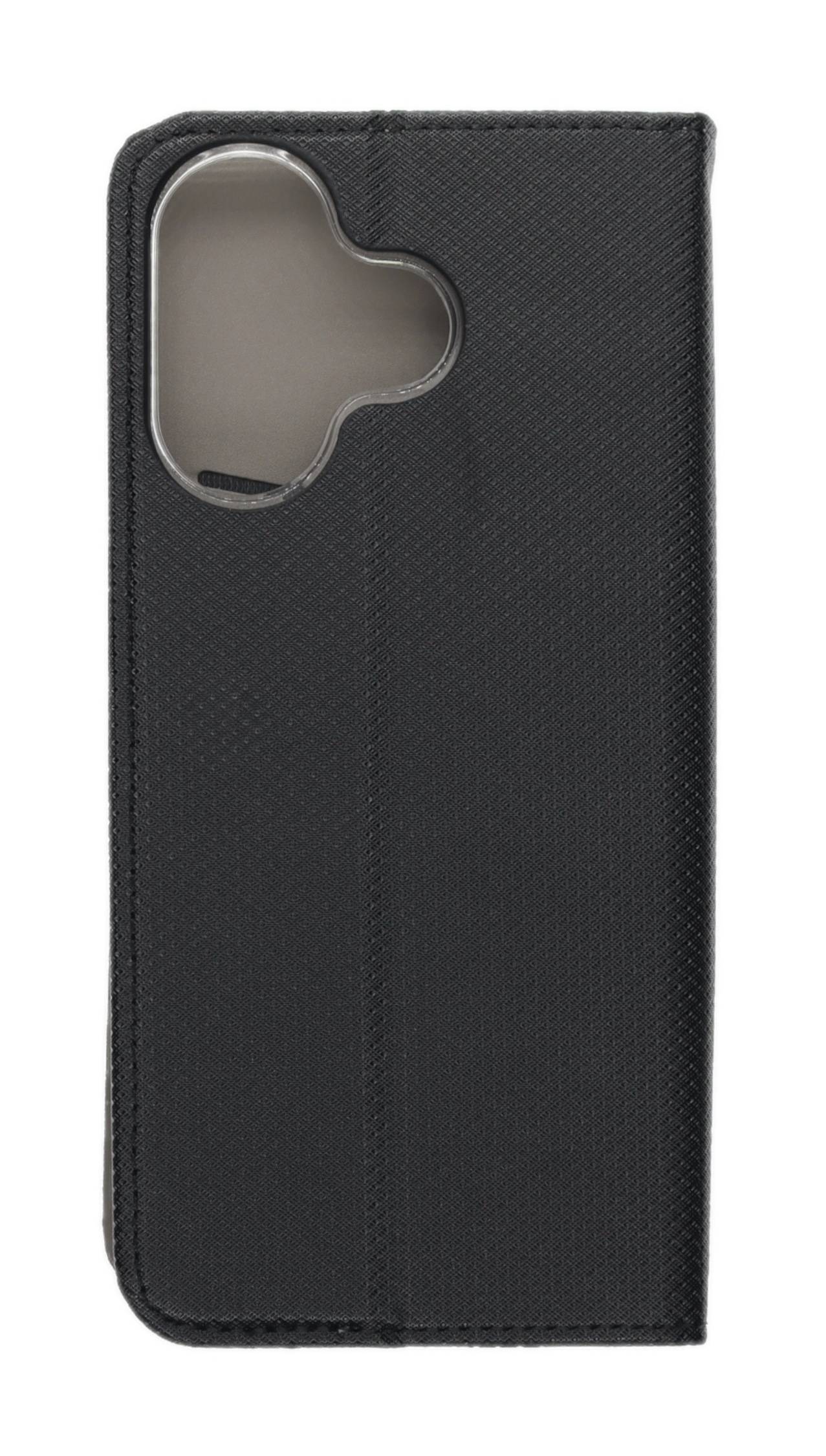 JAMCOVER Bookcase Texture Schwarz für Xiaomi Redmi 13 4G - Handytasche mit Kartenfach und Standfunktion