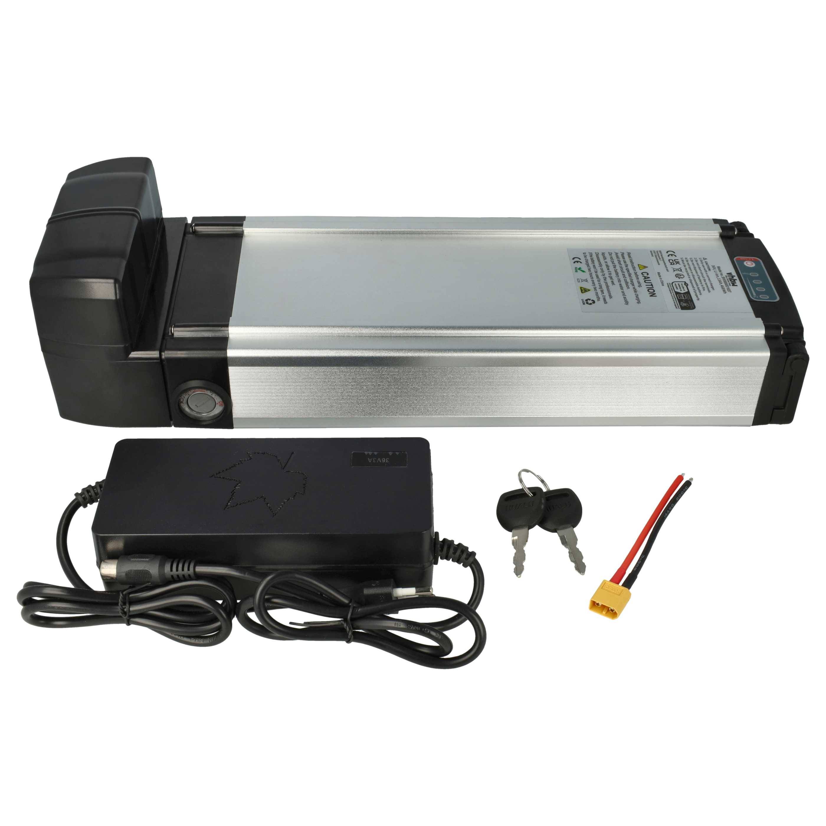 vhbw Akku kompatibel mit EGO City Line M2, City Line M1, City Line F2, City Line F1 E-Bike Elektrofahrrad (13 Ah, 36 V, Li-Ion) + Ladegerät -