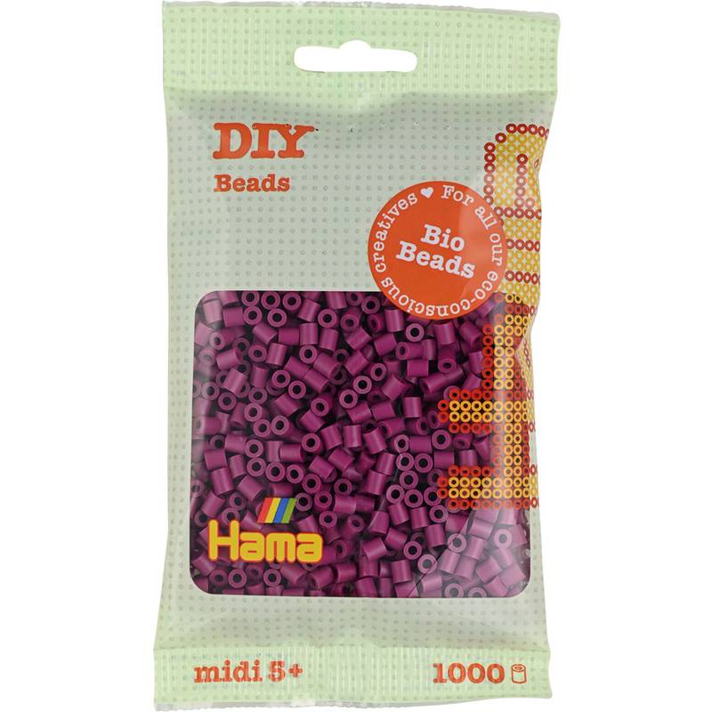 Hama Bügelperlen Bio midi, blau, im Beutel