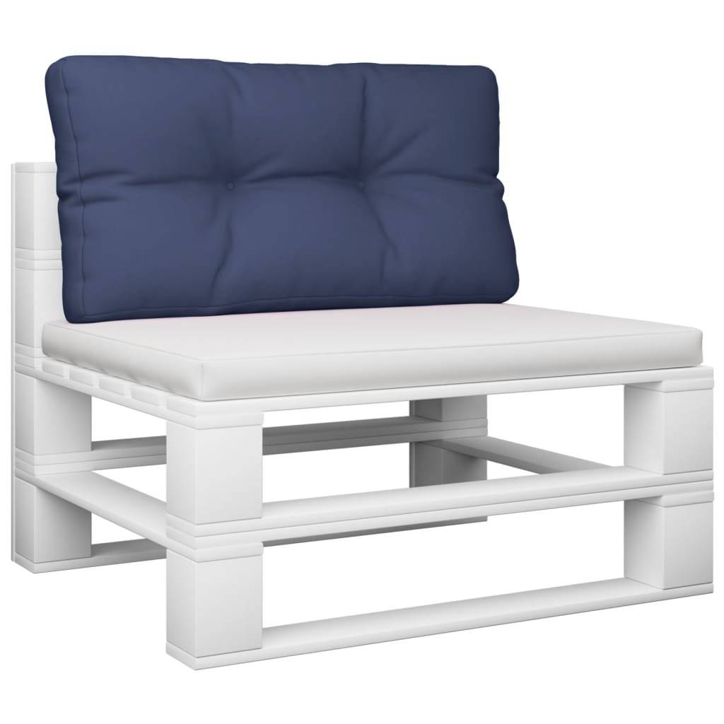 vidaXL Palettenkissen Marineblau 70x40x12 cm Oxford-Gewebe
