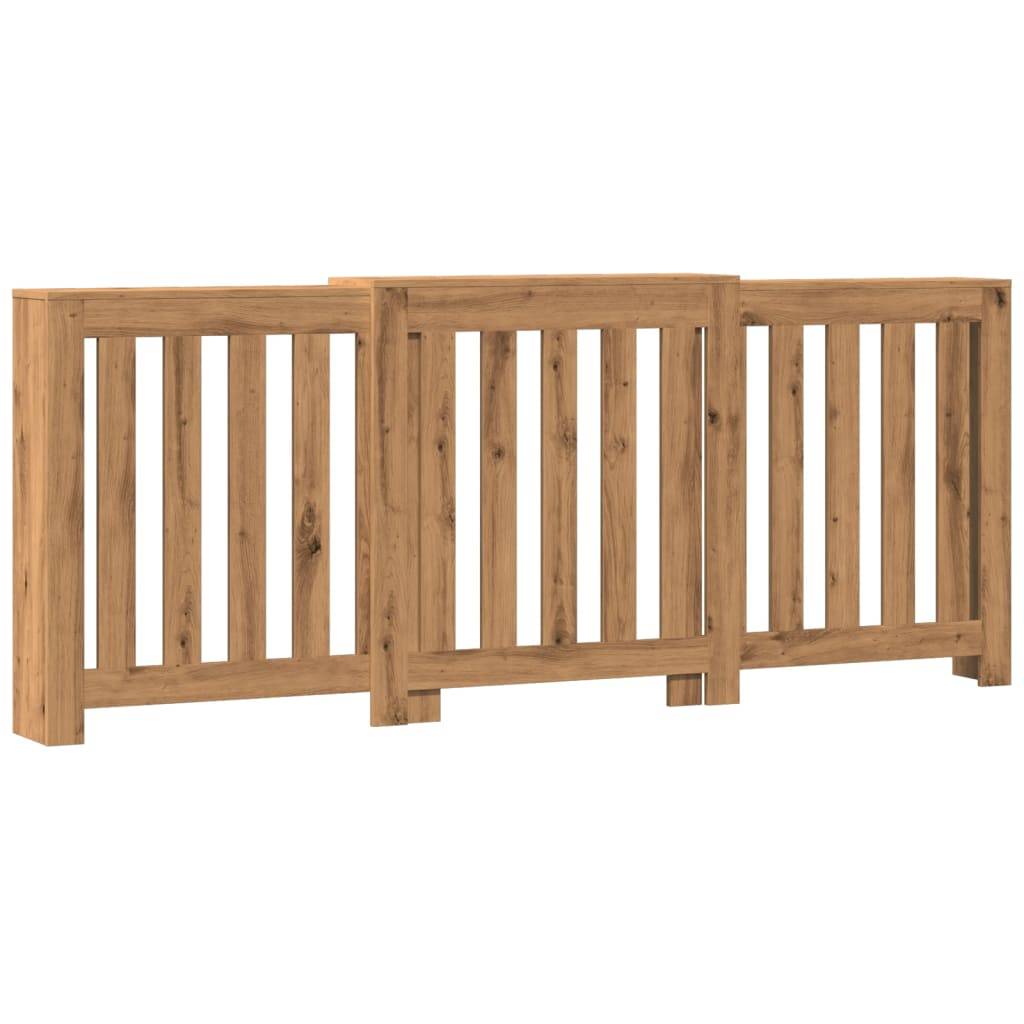 vidaXL Heizkörperverkleidung Artisan-Eiche 205x21,5x83,5 cm