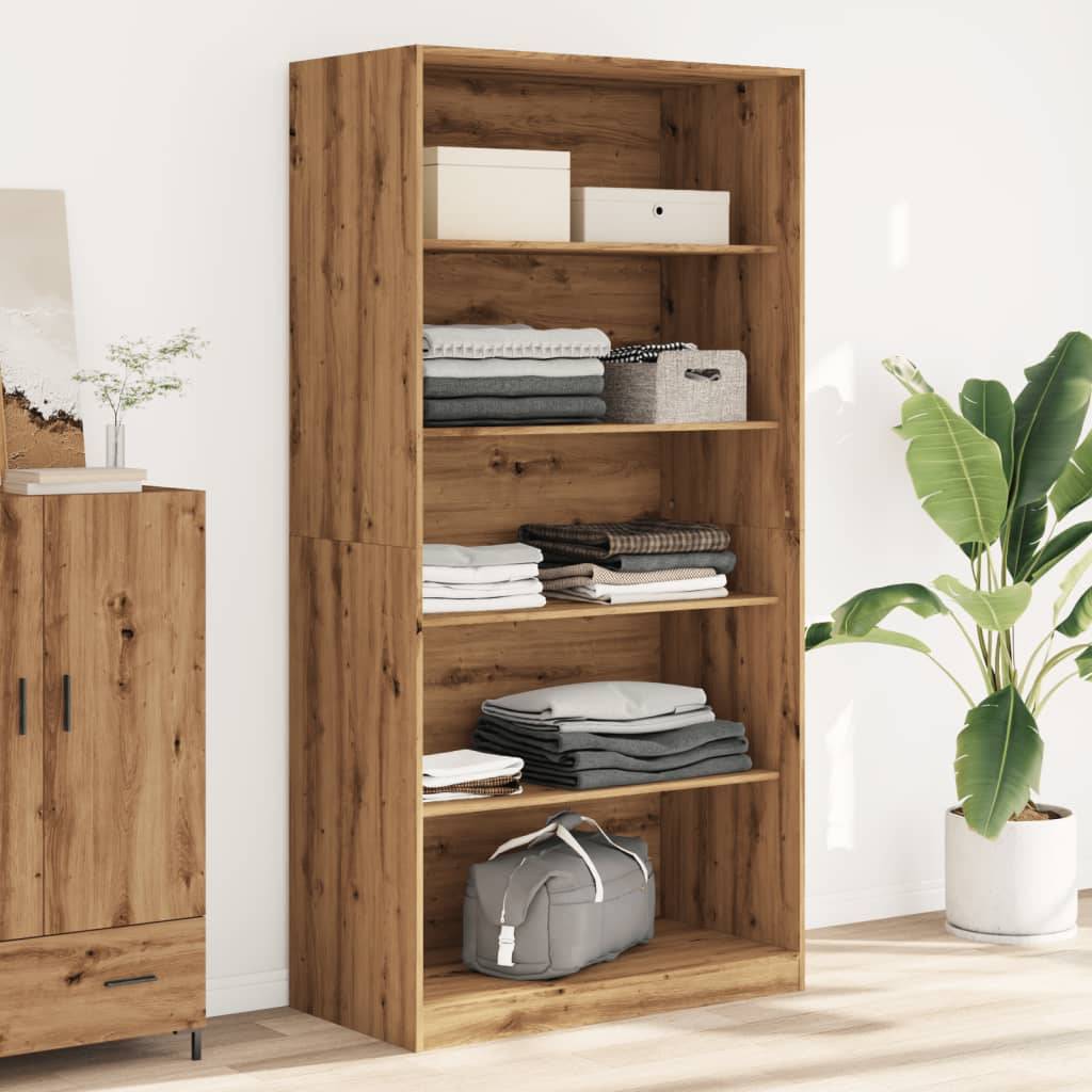 vidaXL Kleiderschrank Artisan-Eiche 100x50x200 cm Holzwerkstoff