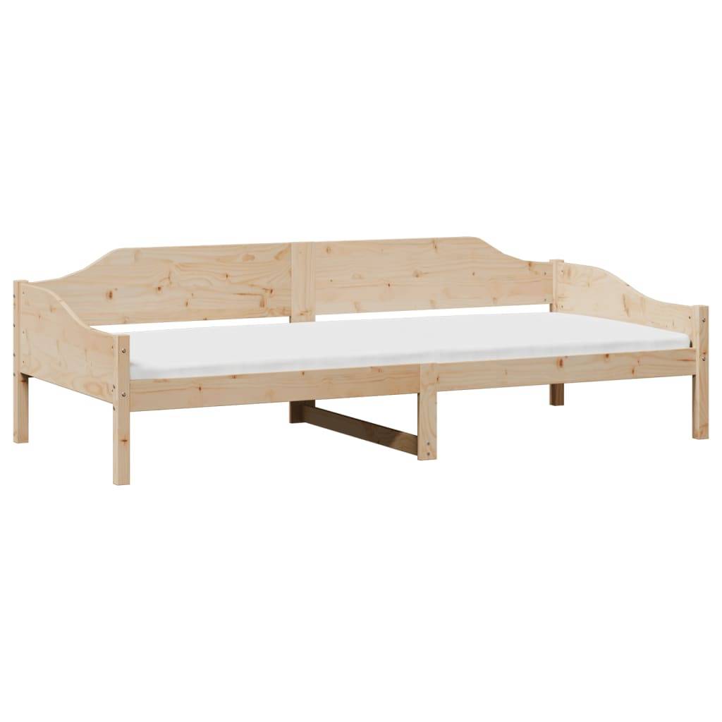 vidaXL Massivholzbett ohne Matratze 90x190 cm Kiefernholz