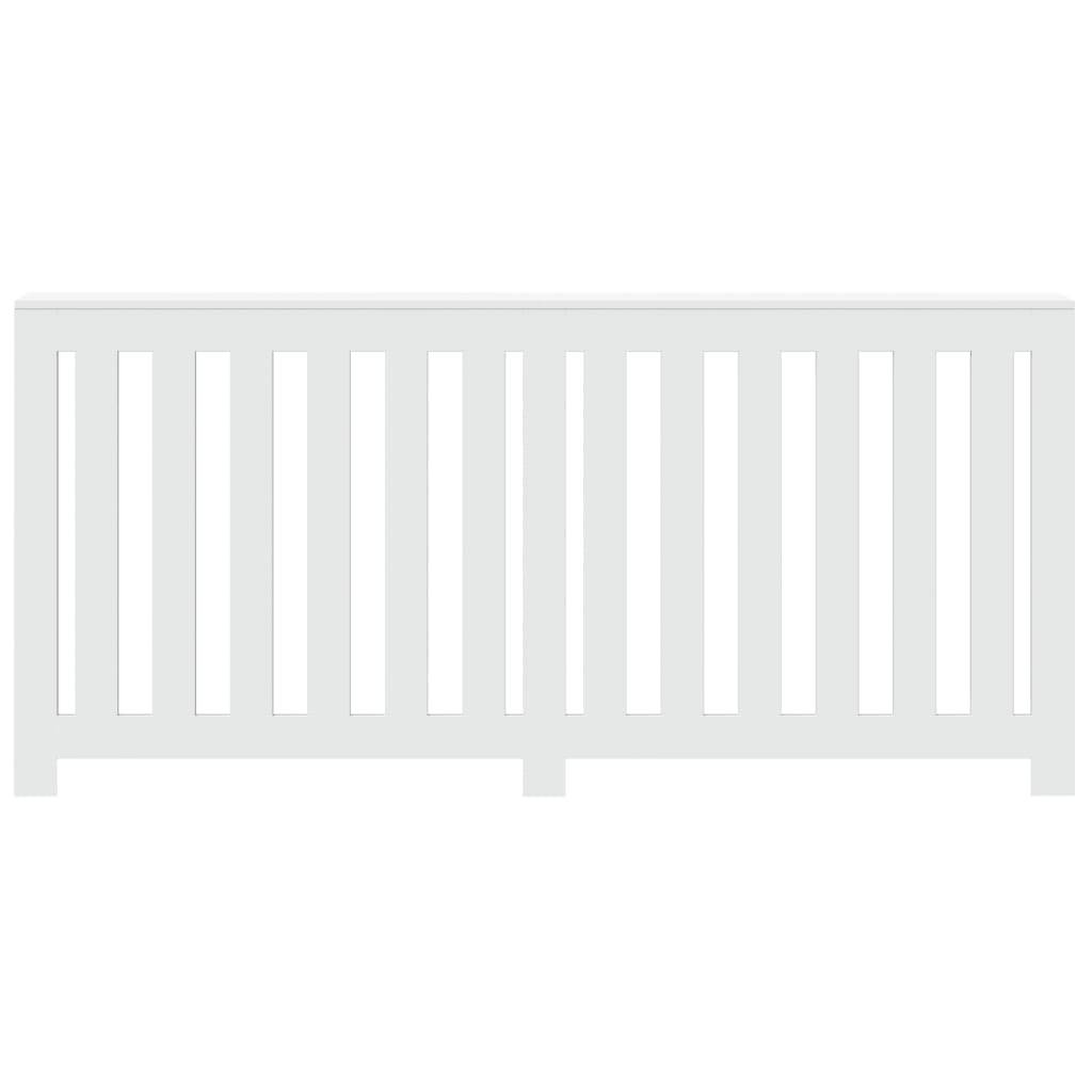 vidaXL Heizkörperverkleidung Weiß 175x20x82 cm Holzwerkstoff
