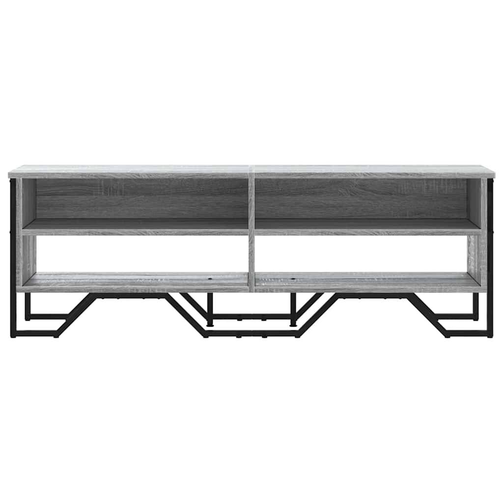 vidaXL TV-Schrank Grau Sonoma 122x34x41 cm Holzwerkstoff