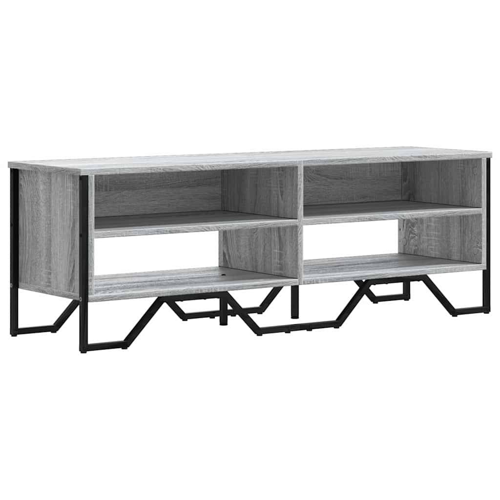 vidaXL TV-Schrank Grau Sonoma 122x34x41 cm Holzwerkstoff
