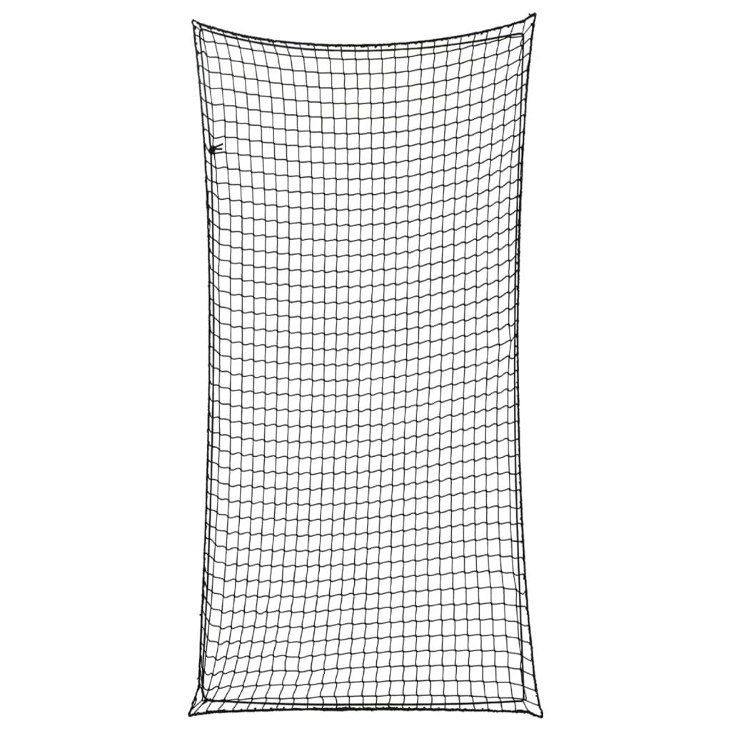 vidaXL Anhängernetz mit Gummiseil Schwarz 7x3,5 m PP