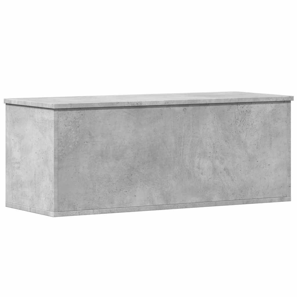 vidaXL Truhe Betongrau 90x35x35 cm Holzwerkstoff