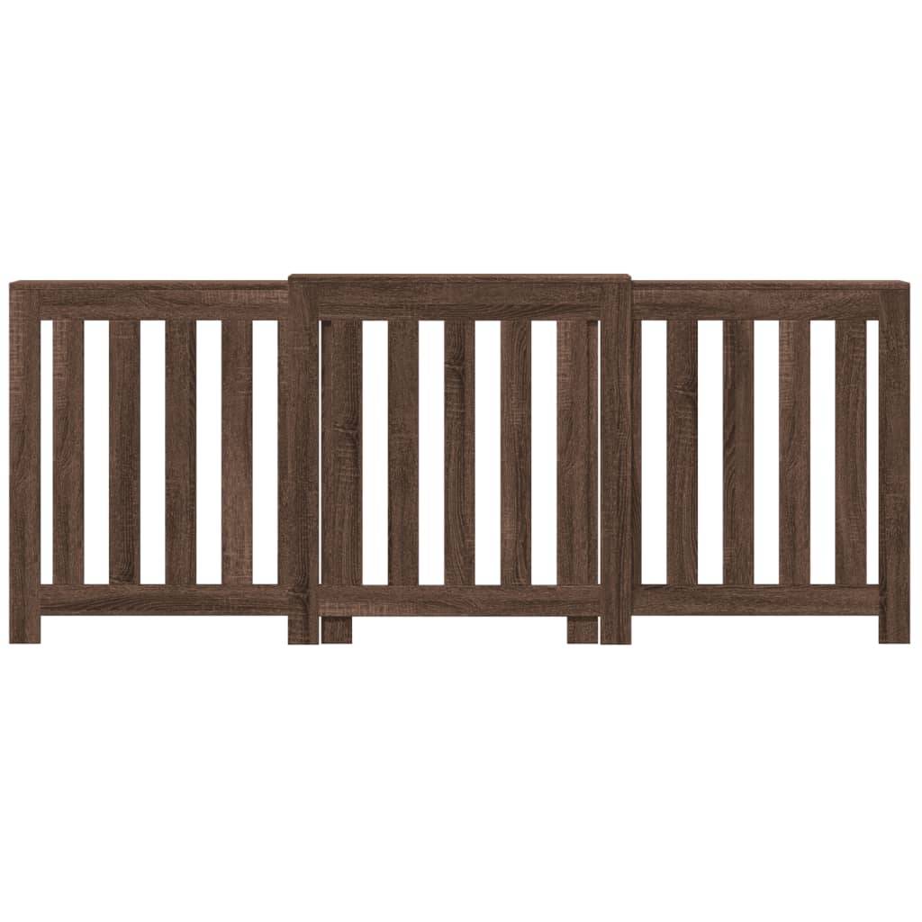 vidaXL Heizkörperverkleidung Eichen-Optik 205x21,5x83,5 cm