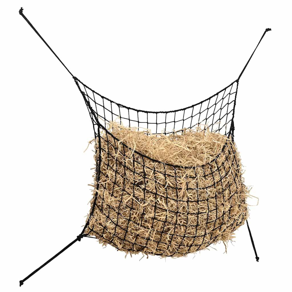 vidaXL Heunetze 2 Stk. Rechteckig Schwarz 100x90 cm PP