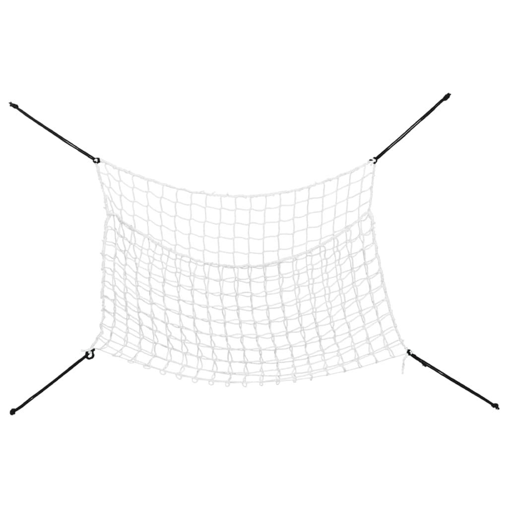 vidaXL Heunetze 2 Stk. Rechteckig Weiß 150x90 cm PP