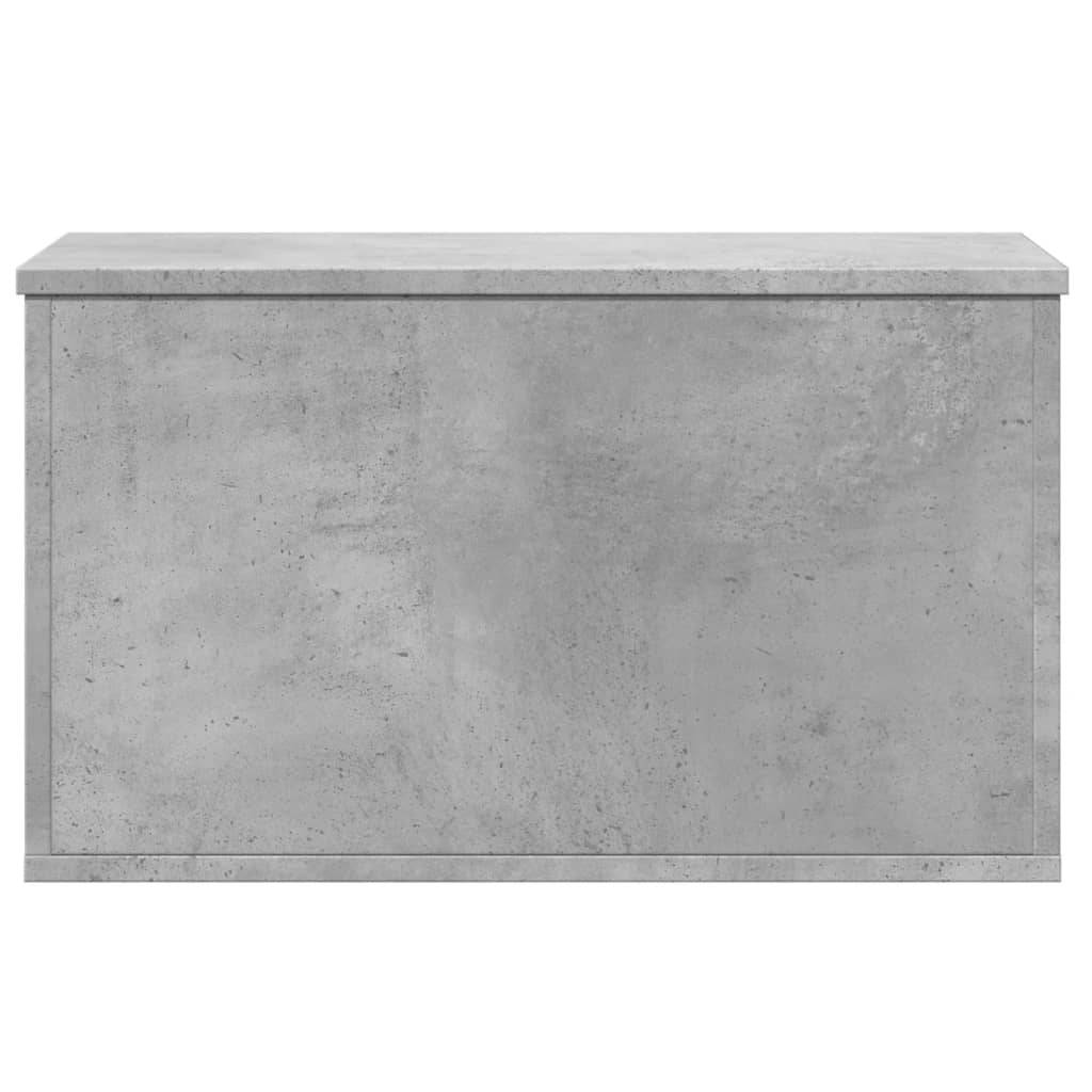 vidaXL Truhe Betongrau 60x35x35 cm Holzwerkstoff