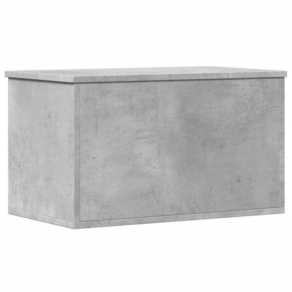 vidaXL Truhe Betongrau 60x35x35 cm Holzwerkstoff