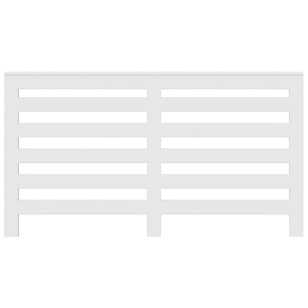 vidaXL Heizkörperverkleidung Weiß 149x20x82 cm Holzwerkstoff