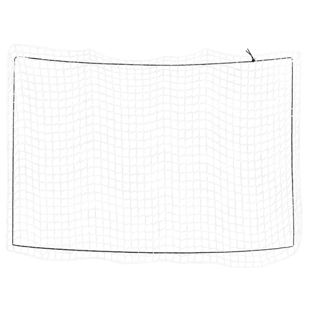 vidaXL Anhängernetz mit Gummiseil Weiß 3,5x2,5 m PP