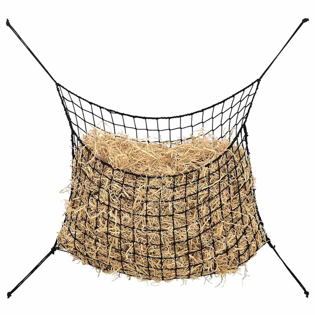 vidaXL Heunetze 2 Stk. Rechteckig Schwarz 100x90 cm PP