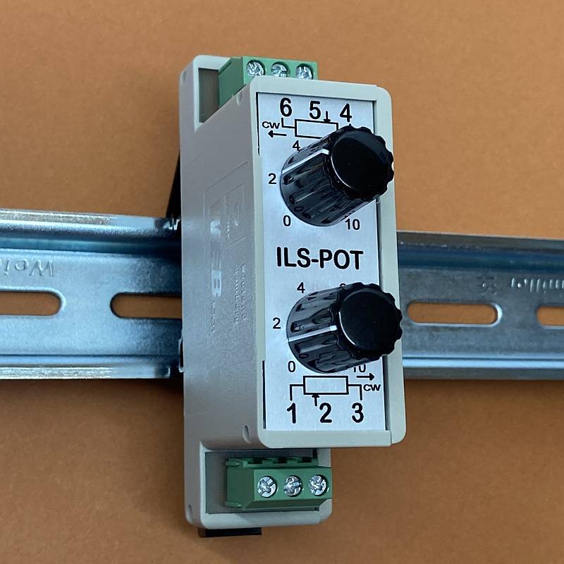 2 x Potentiometer 270° lin. 0,4W 1K
