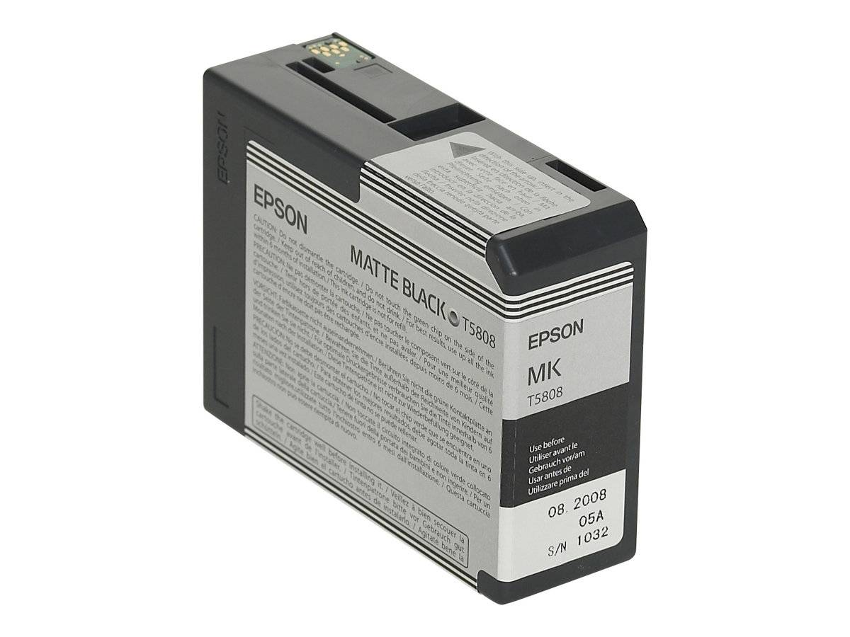 Epson T5808 - 80 ml - mattschwarz - original