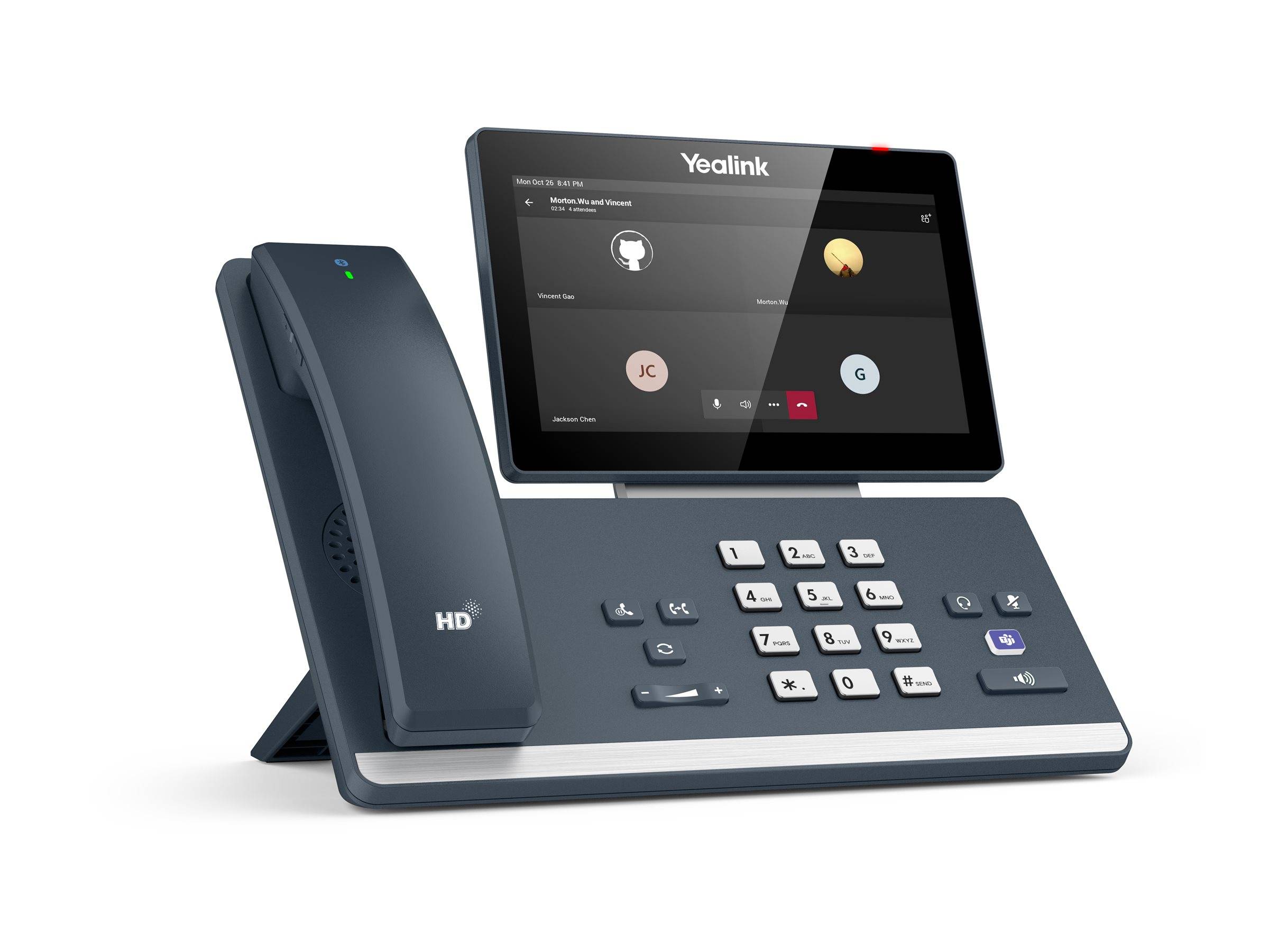 Yealink MP58-WH E2 - VoIP-Telefon - mit Bluetooth-Schnittstelle mit Rufnummernanzeige/Anklopffunktion