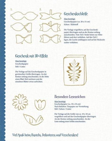 Geschenkpapier-Buch