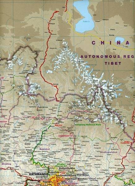 Reise Know-How Landkarte Nepal (1:500.000)