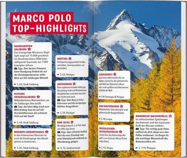 MARCO POLO Reiseführer Salzburg, Salzkammergut, Salzburger Land