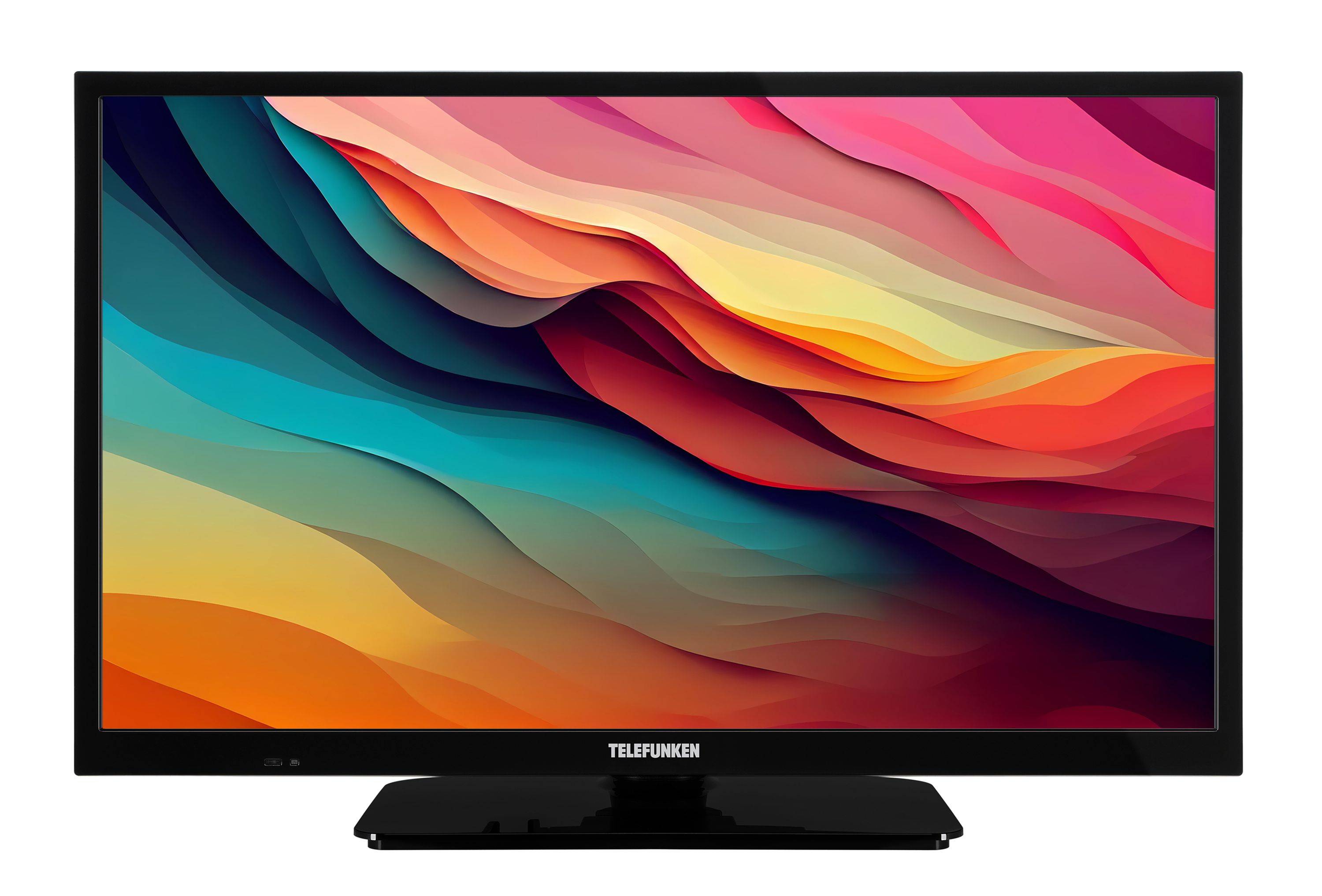 Telefunken XH24O550M Fernseher 24 Zoll HD Auflösung, LED TV mit Triple-Tuner, schwarz (2026)
