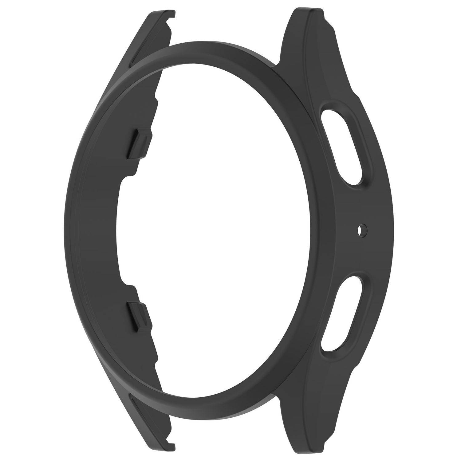 Für Samsung Galaxy Watch 7 44mm Kunststoff PC Gehäuse Hülle Schwarz