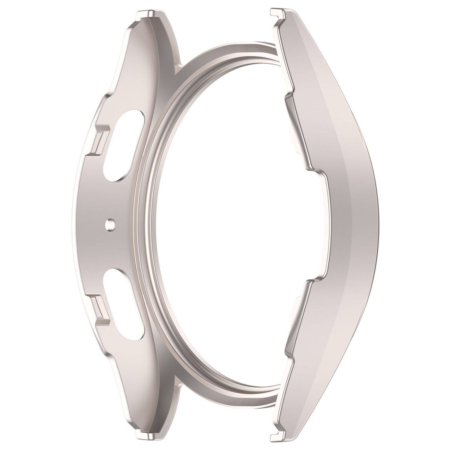 Für Samsung Galaxy Watch 7 40mm Kunststoff PC Gehäuse Hülle Case Beige