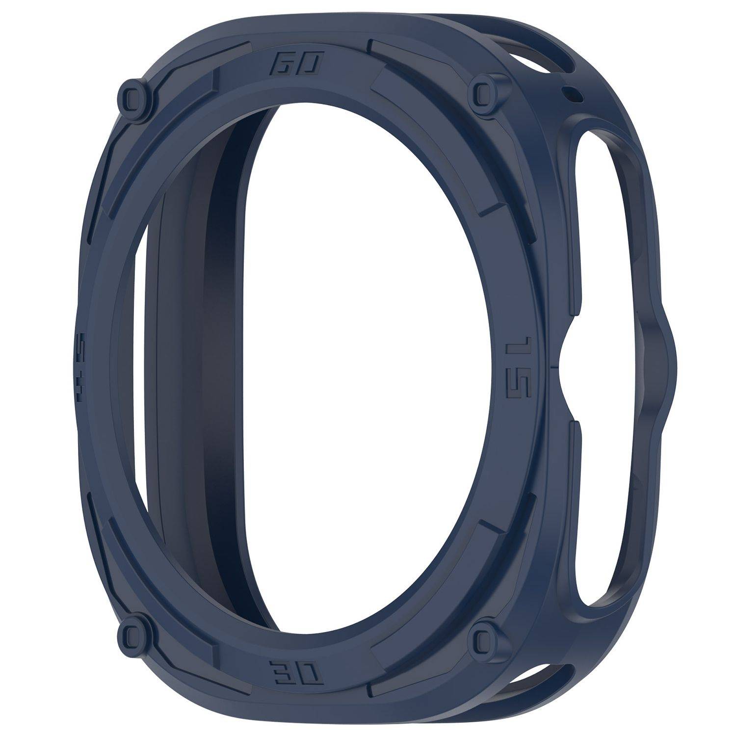 Für Samsung Galaxy Watch Ultra 47mm Armored TPU Gehäuse Hülle Blau
