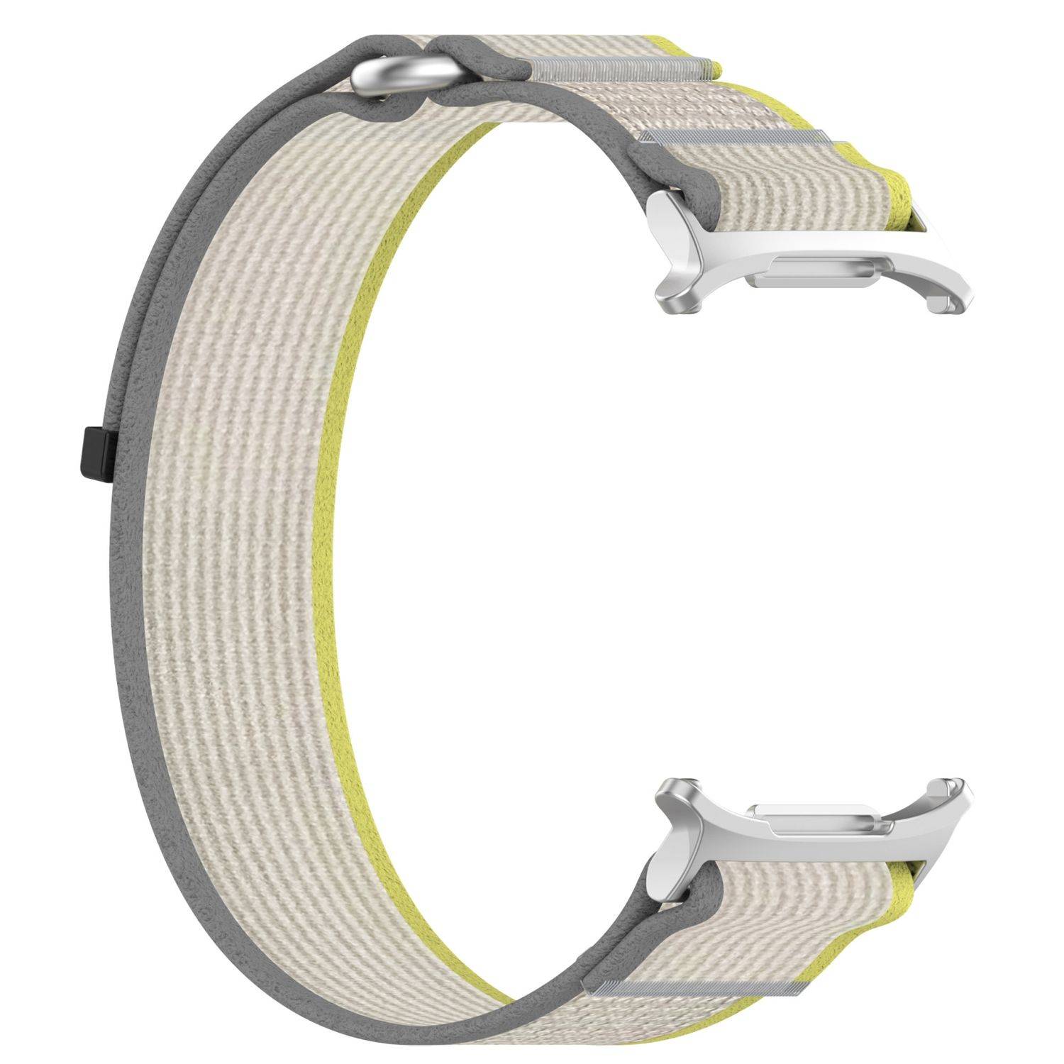Für Samsung Galaxy Watch Ultra 47mm Nylon Klettverschluss Arm Band M4