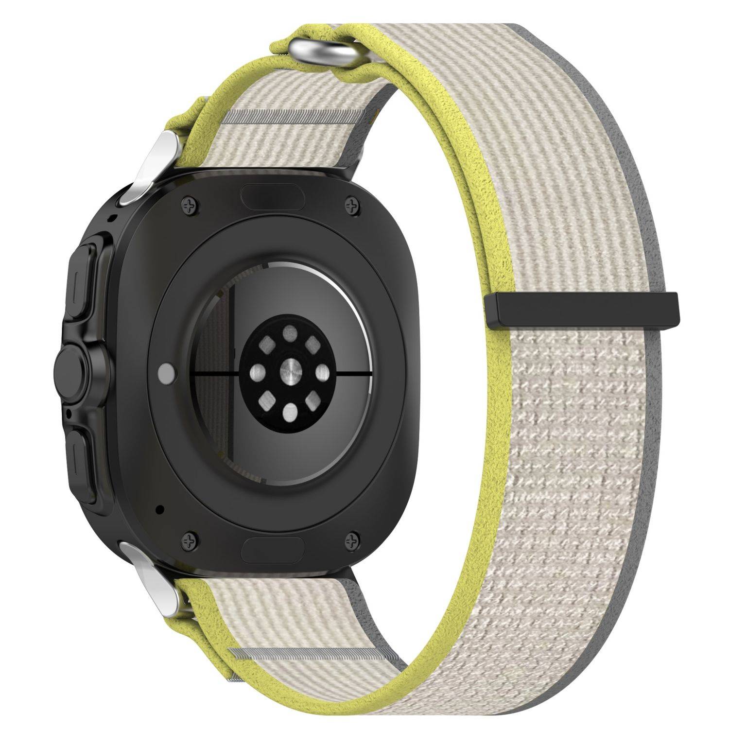 Für Samsung Galaxy Watch Ultra 47mm Nylon Klettverschluss Arm Band M4