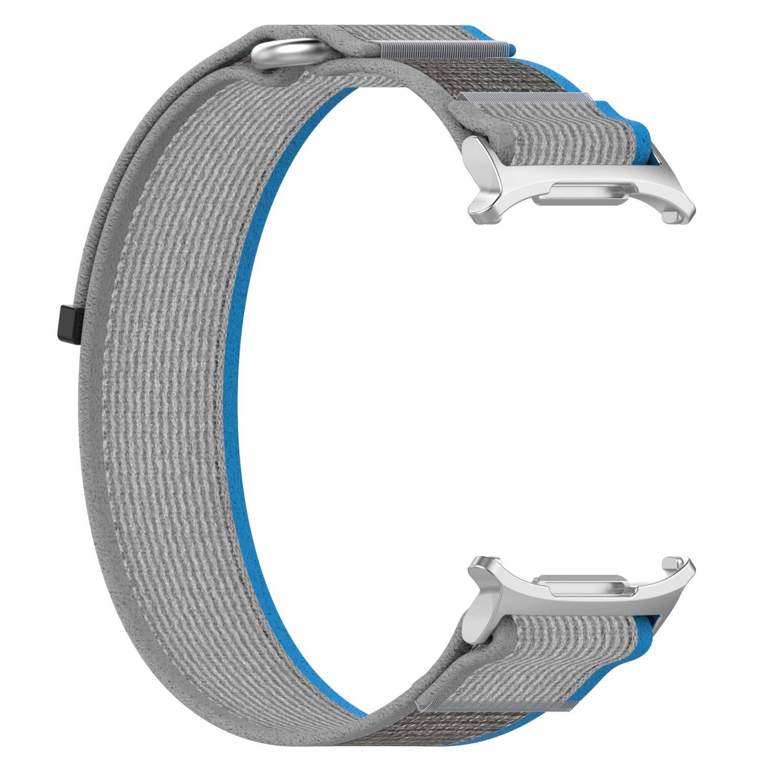 Für Samsung Galaxy Watch Ultra 47mm Nylon Klettverschluss Arm Band M5