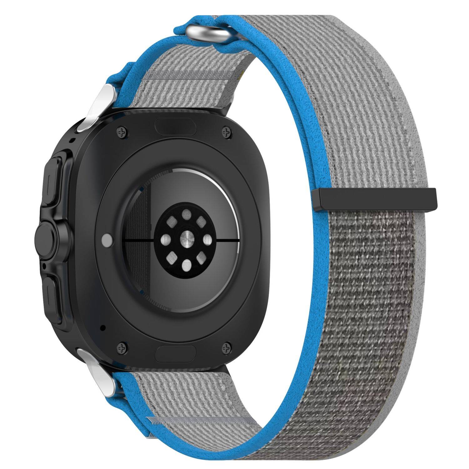 Für Samsung Galaxy Watch Ultra 47mm Nylon Klettverschluss Arm Band M5