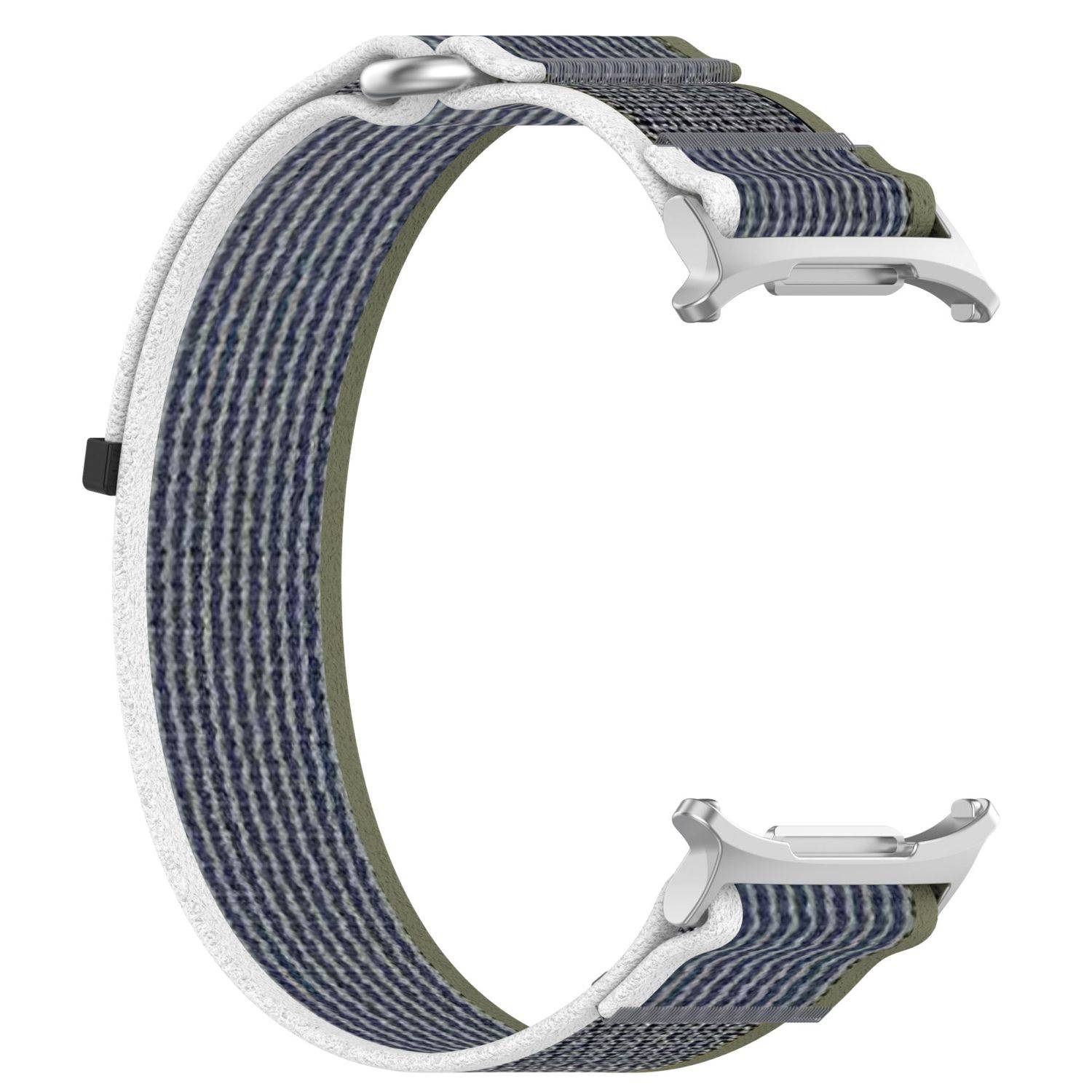Für Samsung Galaxy Watch Ultra 47mm Nylon Klettverschluss Arm Band M6