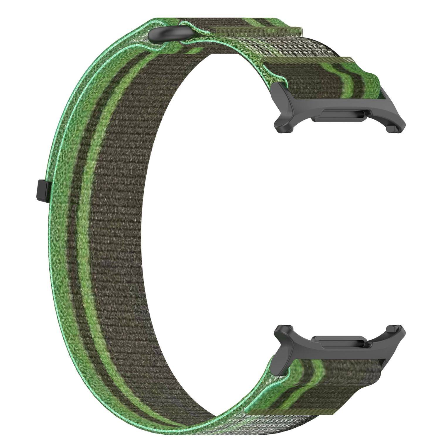 Für Samsung Galaxy Watch Ultra 47mm Nylon Klettverschluss Arm Band M7