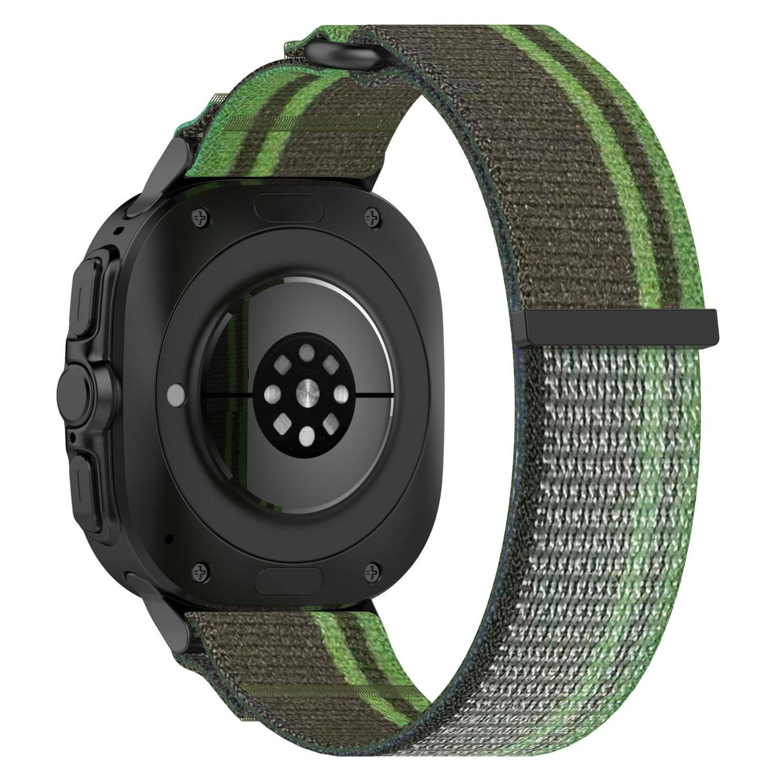 Für Samsung Galaxy Watch Ultra 47mm Nylon Klettverschluss Arm Band M7