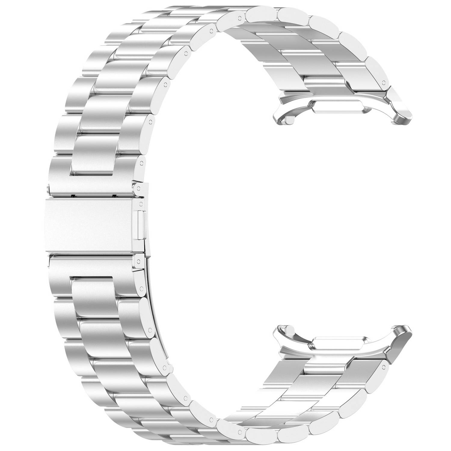 Für Samsung Galaxy Watch Ultra 47mm Edelstahl Metall Arm Band Silber