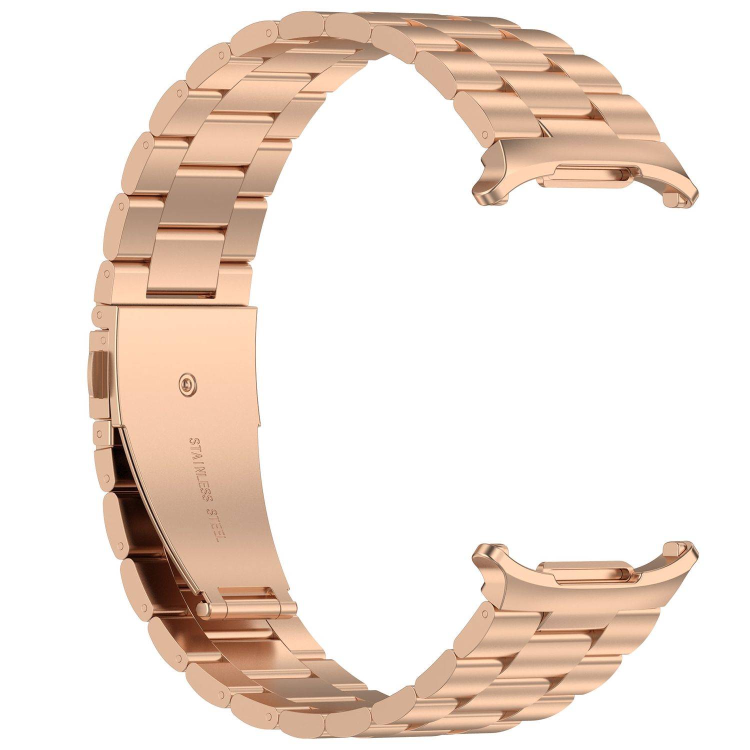 Für Samsung Galaxy Watch Ultra 47mm Edelstahl Metall Band Rose Gold