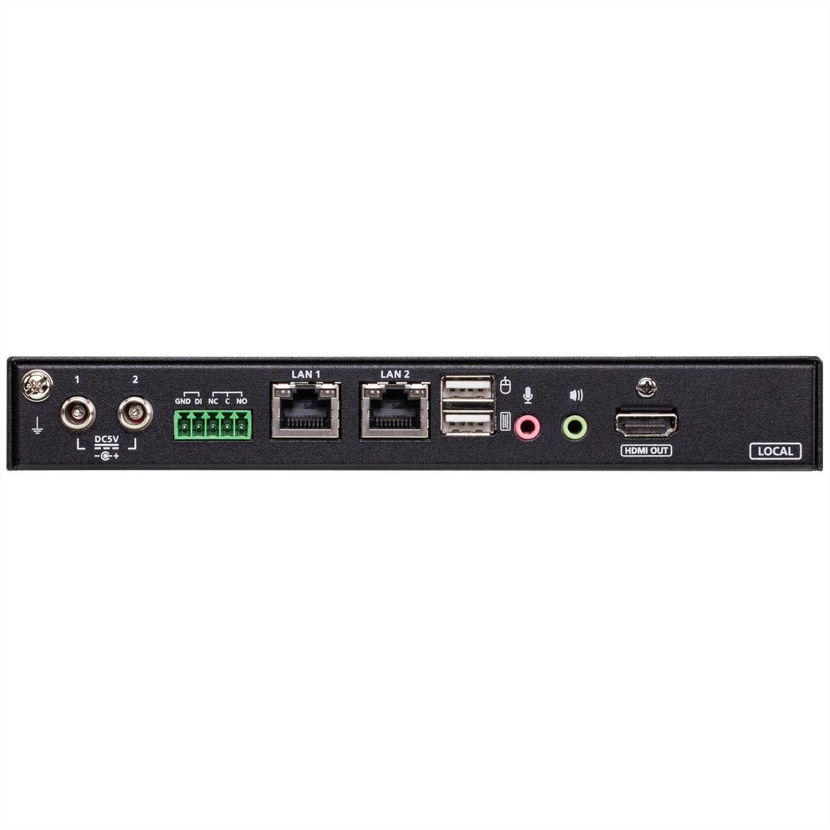 ATEN CN9850 1-Local-Remote Share Access, Einzelport 4K HDMI KVM over IP Switch