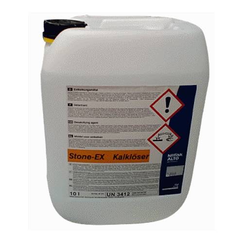 NILFISK 81191 - Kalklöser Stone Ex für Stationäre Hochdruckreiniger Heißwasser & weitere Geräte (Inhalt 10,0 Liter)