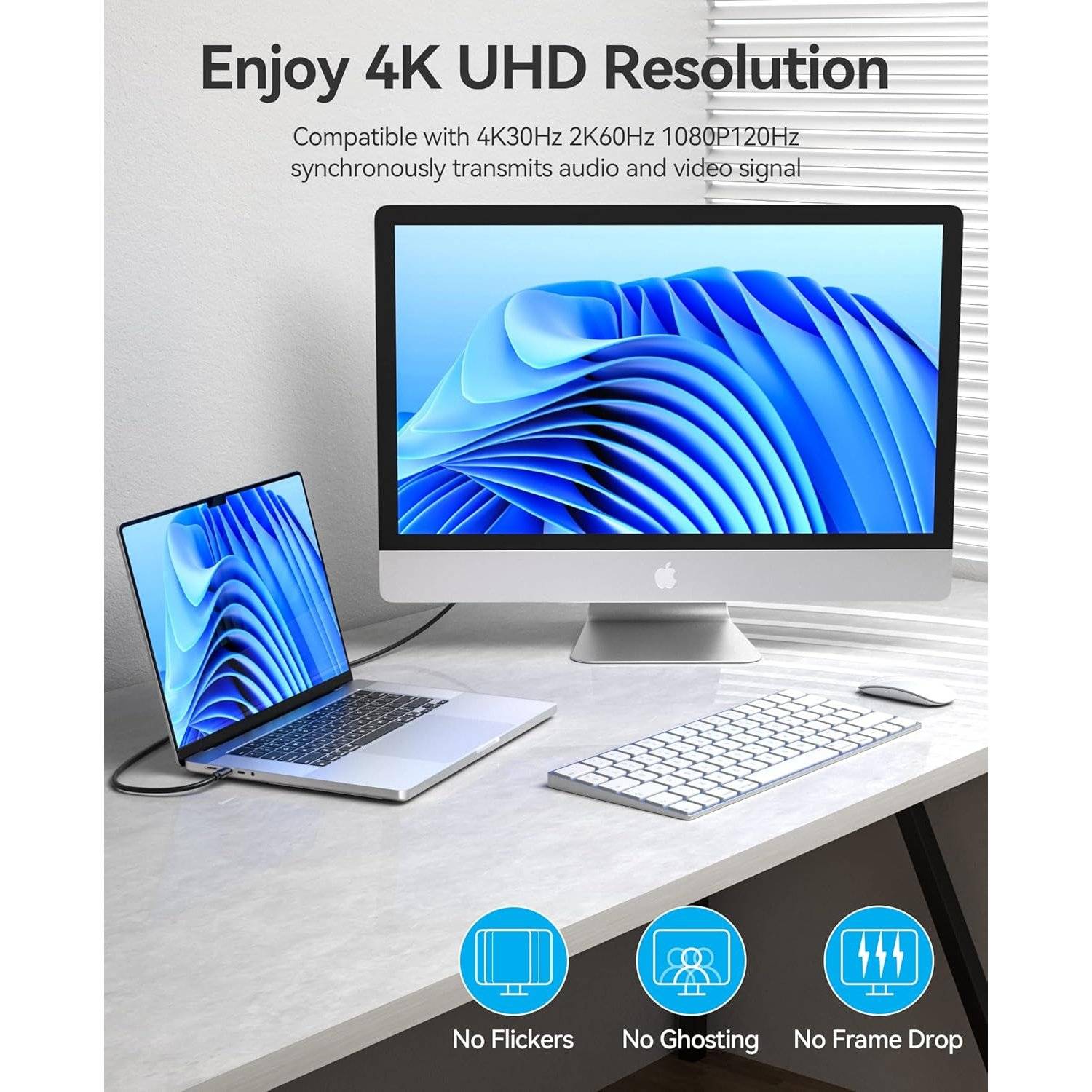 USB C (Typ C) zu HDMI Kabel 2 Meter