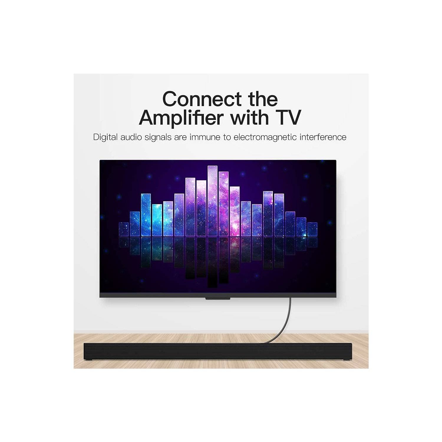 Digitales optisches Audiokabel Glasfaserkabel Toslink 1m