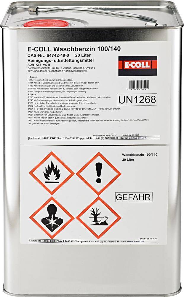 Waschbenzin 20L Kanister E-COLL